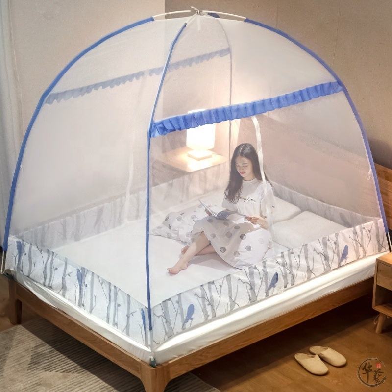Mongolian Hut Mosquito Net Fashion Folding Mosquito Net for Bed