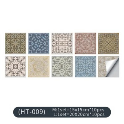 Hard Piece Tile Stairs Stickers 3D Wall Stickers Waterproof Tile Stickers Oil-Proof Cabinet Stickers