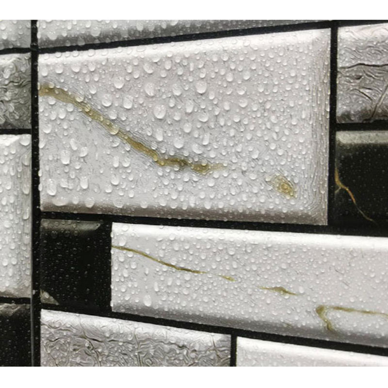 Tile Wall Sticker Home Decor 3d Pvc Sticker Covers for Kitchen Cupboard Bathroom Wallpaper Waterproof Wallpaper