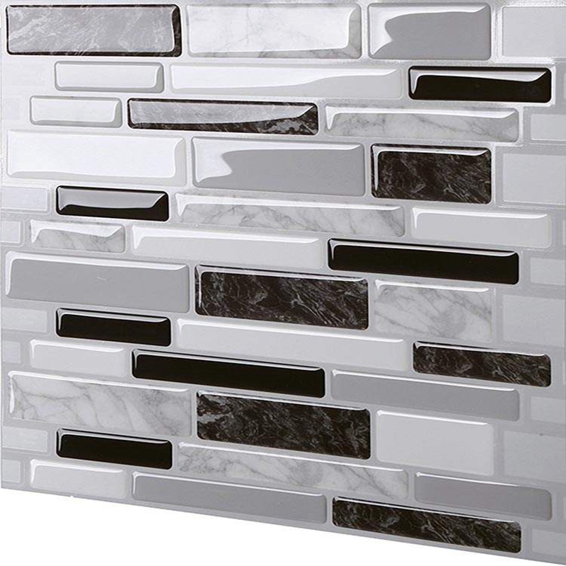 Self Adhesive Bathroom Wall Tiles 3d Tile Sticker Waterproof Peel and Stick Backsplash Tile