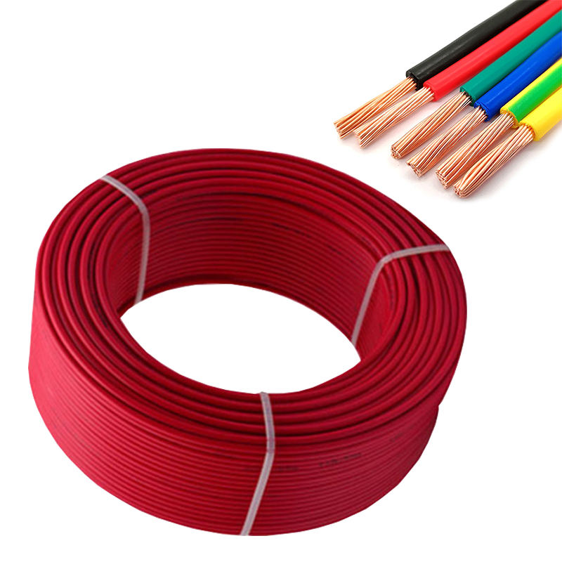 1.5mm 2.5mm 6mm 20mm Flexible House Wiring Copper PVC Building Wire Cable