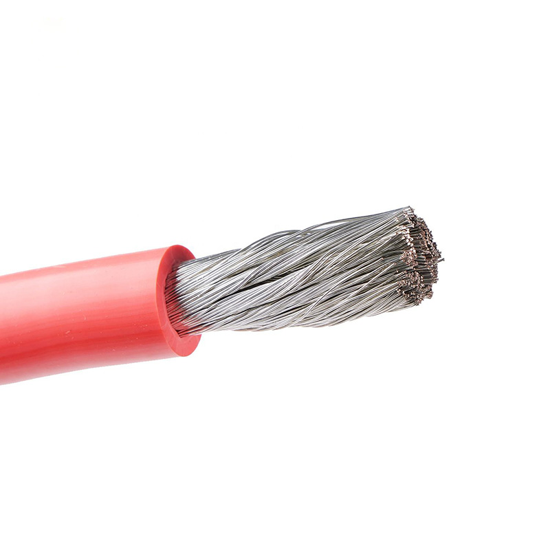 Tinned Copper Conductor Cable 100 KV Silicone Rubber Insulated High Voltage Heating Wire for Motor