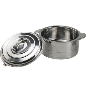 Insulated Food Warmer Casserole 1 L Stainless Steel Hot Pot Set