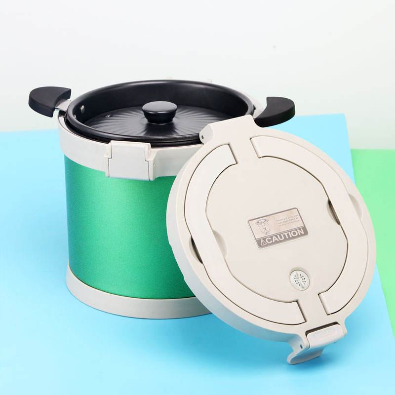 Eco Friendly 4.5l Vacuum Ceramic Thermal Cooker Pot with Long Time Heat Preservation