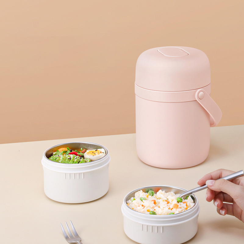 Stainless Steel Insulation Lunch Box Insulation Bucket Portable Insulation Pot