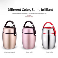 304 Stainless Steel Circular Student Lunch Box Multi-layer Vacuum Insulation Bucket