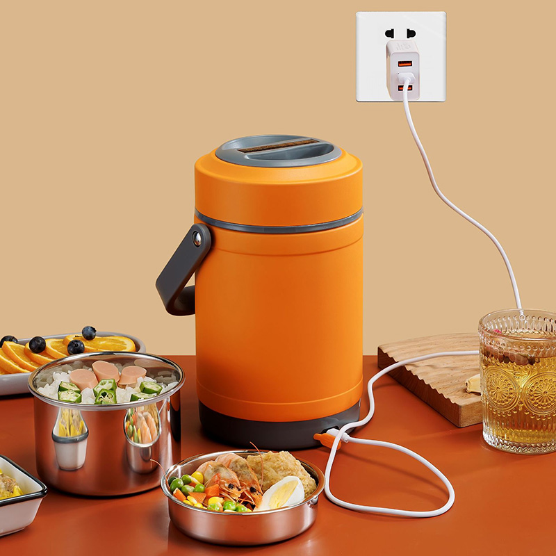 304 Stainless Steel Multi-layer Electric Lunch Box Can Be Plugged into the Pot
