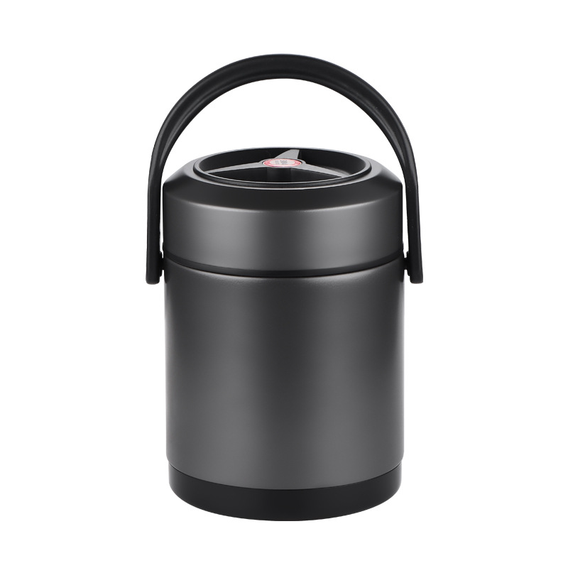 304 Stainless Steel Vacuum Insulation Pot Large Capacity Three-layer Double-layer Lunch Box