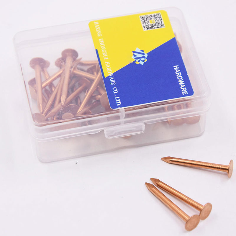 Smooth Shank Copper Brass Nails