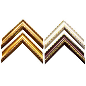 Gold Fancy Ps Molding Profile Frame Moulding