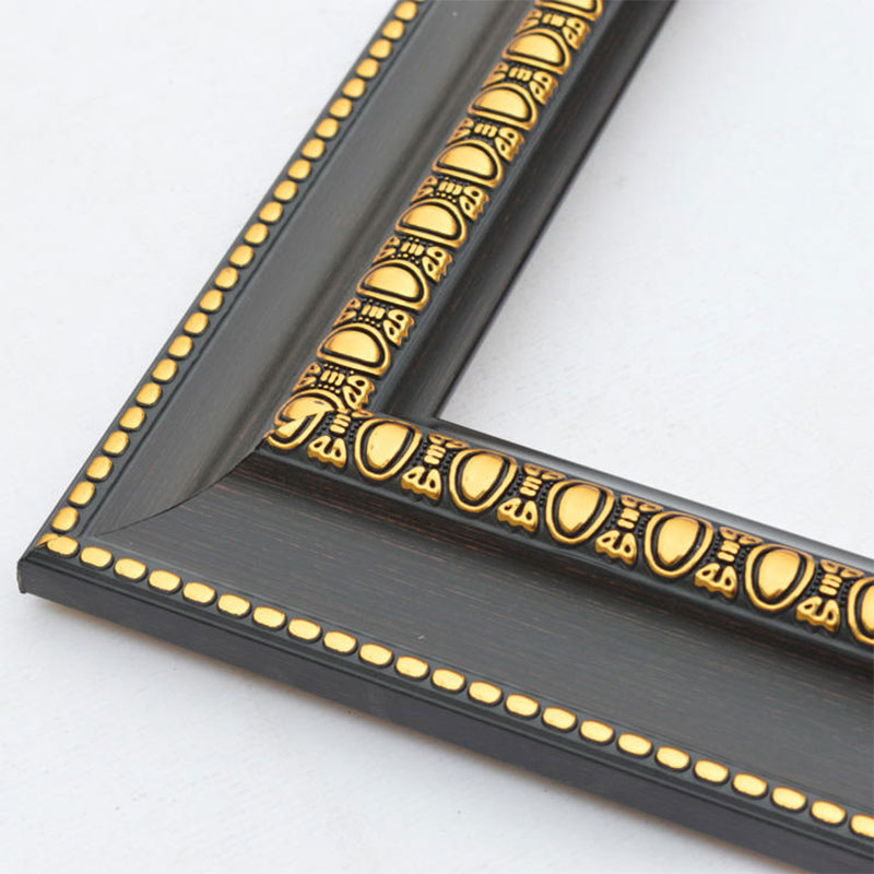 Gold Fancy Ps Molding Profile Frame Moulding