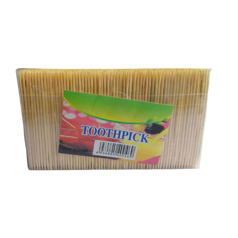 Disposable Double-ended Sharp Toothpicks for Hotel Families in PC Boxes