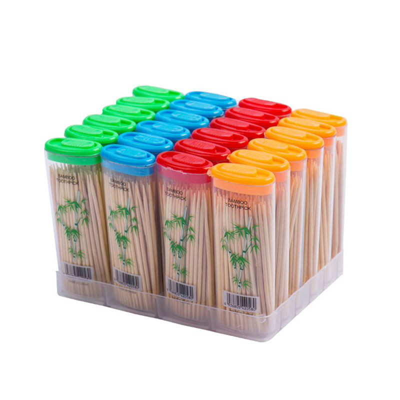 Portable Lighter Toothpick Double TIP Disposable Bamboo Toothpick