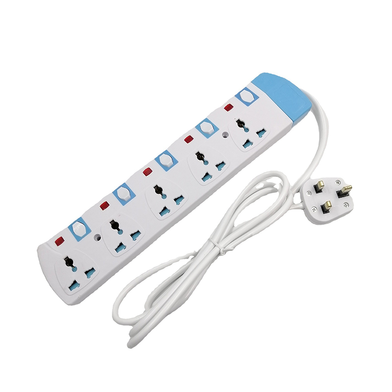 Household Electrical 5 Hole Digits Extension Sockets Power Strip