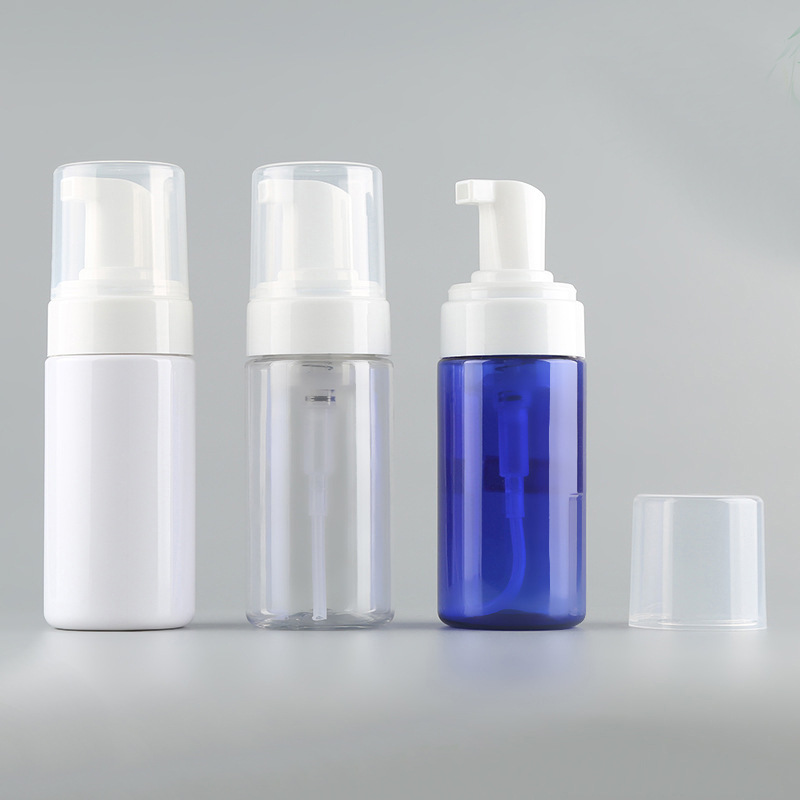 PET Multi-color Plastic Hand Sanitizer Bottle 100ML Foam Bottle Facial Cleanser Mousse Foam Bottle