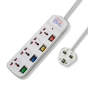 Portable Surge Protector Lead Cord Plug Extension Socket