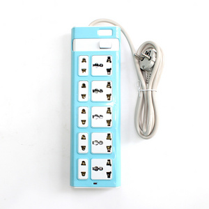 Portable EU Standard 220V Long Length Power Strip