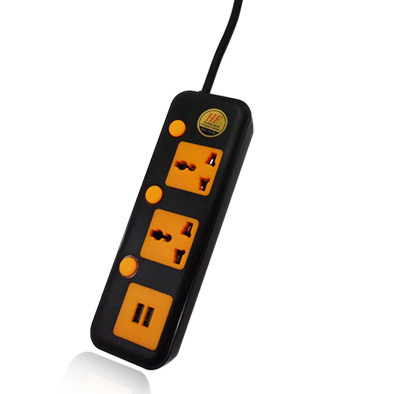 Multi Outlet Surge Protected Extension Socket With USB