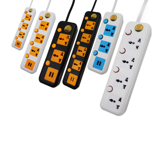 Multi Outlet Surge Protected Extension Socket With USB