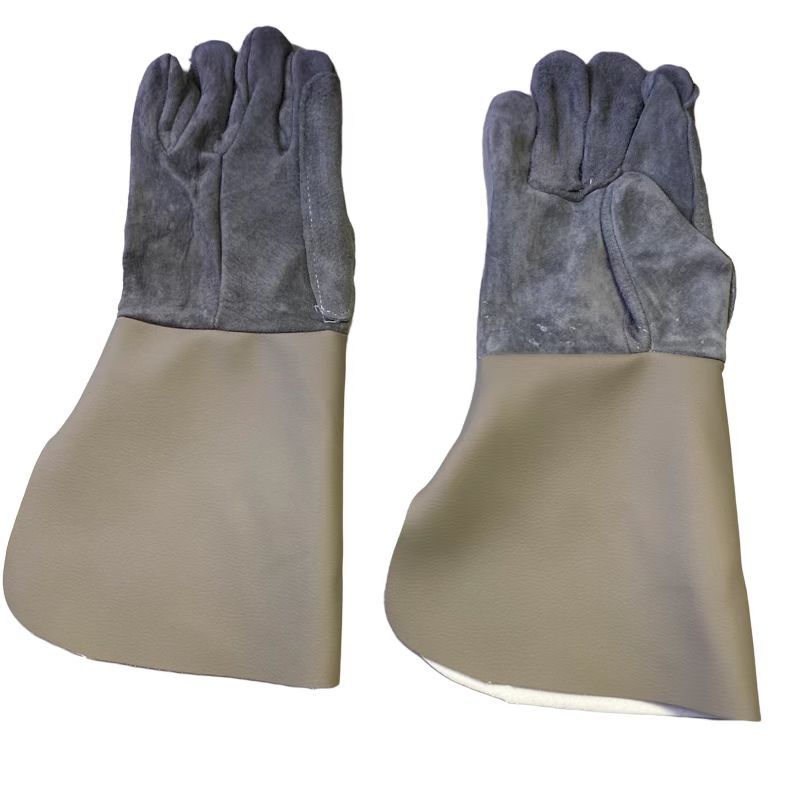 Insulation Wear Resistant Cow Split Leather Welder Labor Gloves Welding Gloves