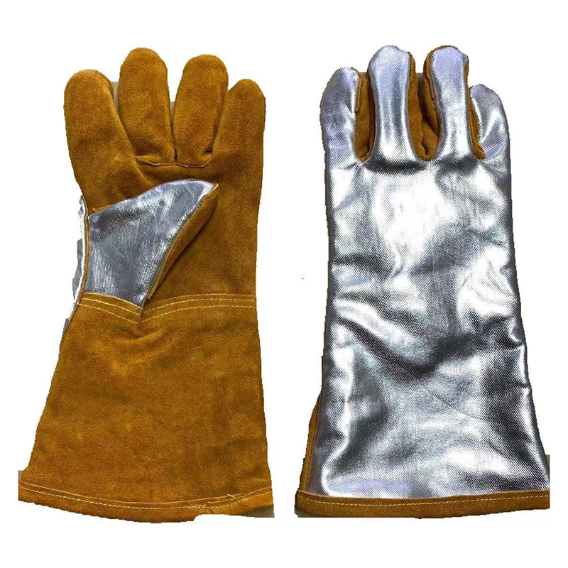 High Temperature Heat Insulation Aluminum Foil Welding Gloves