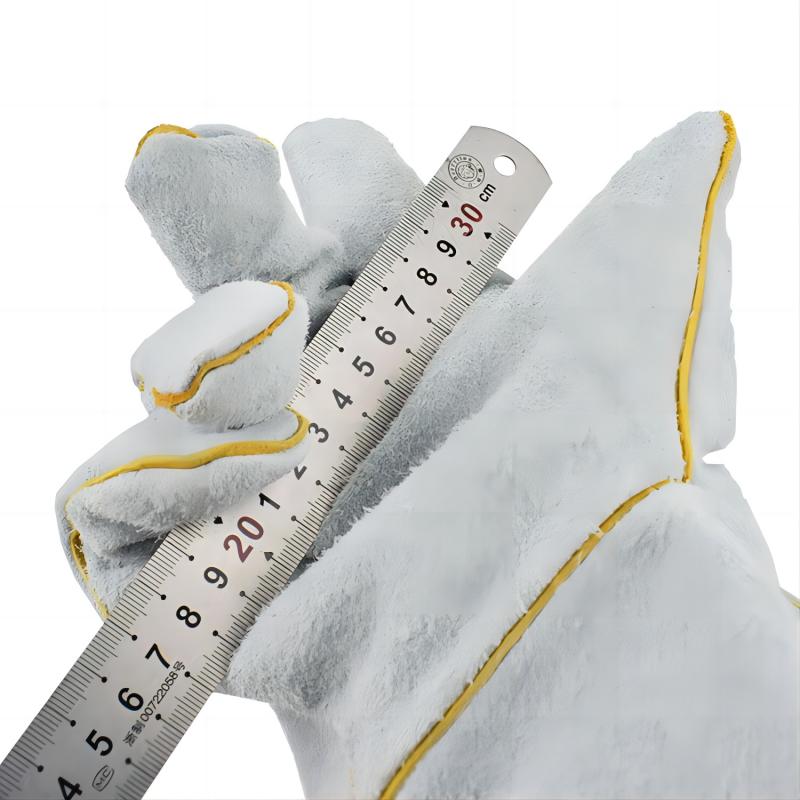 Wear Resistant Labor Gloves Cowhide Heat Resistant Safety Thickened Welding Gloves