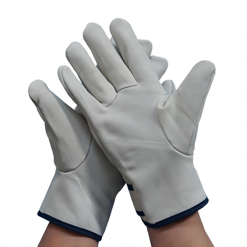 Wear Resistant Cow Head Leather Work Gloves