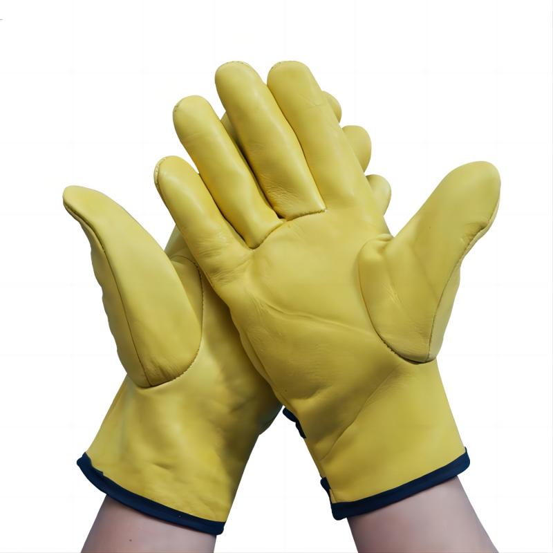 Wear Resistant Cow Head Leather Work Gloves