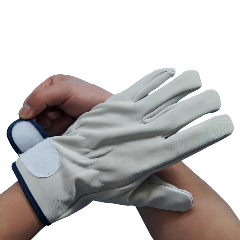 Wear Resistant Cow Head Leather Work Gloves