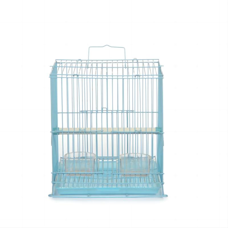 28X28X31.5cm Blue Pet Cage Stainless Steel  Bird Cage