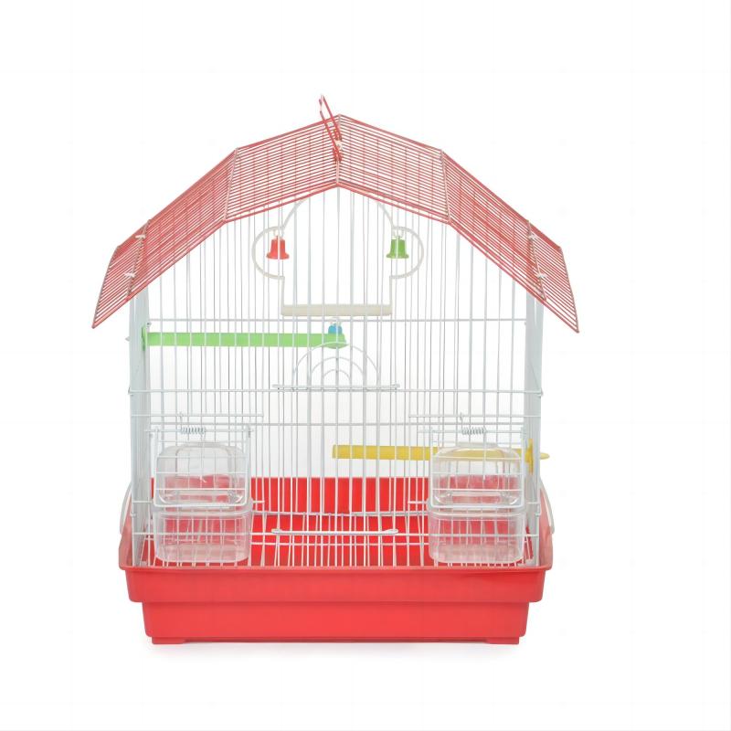 33.5X24X37.5cm Pet Cage Simple Stainless Steel Parrot Breeding Bird Cage