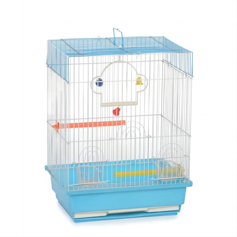 30X23X39cm Pet Products Pet Cage Iron/ PP Small Bird Cage( inside cup)