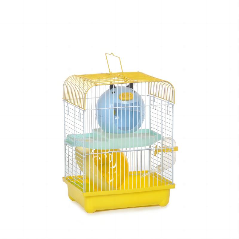 Custom 22.5x17x30cm Small Animal Hamster Wire Mesh Cages Hamster Play House