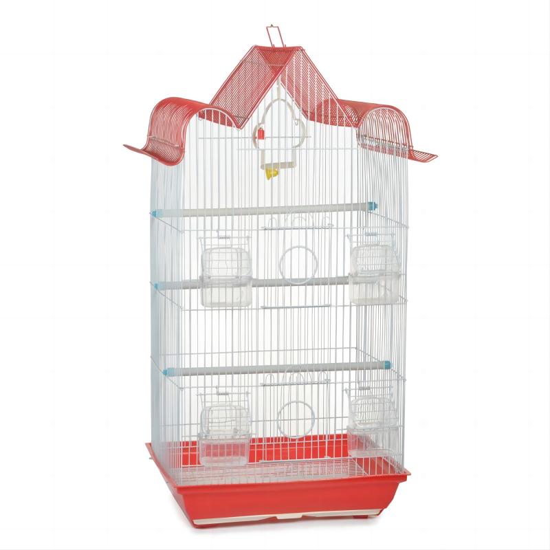 Pet Products Wire Bird Cage 37X28X72cm Metal Bird Cage