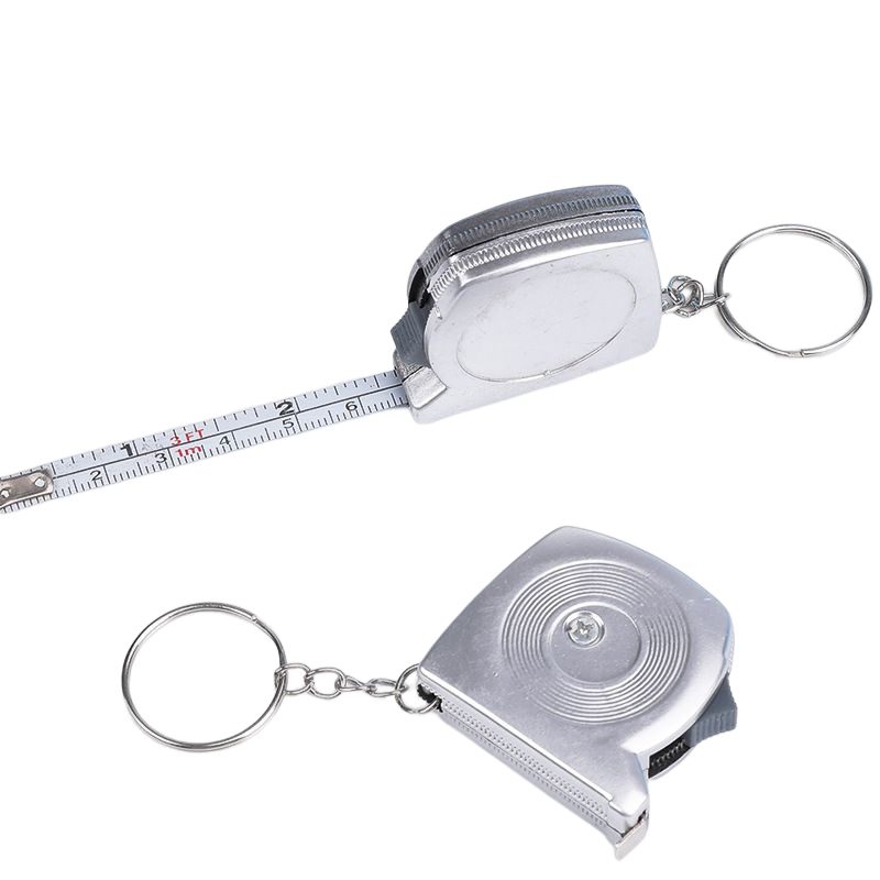 1m Standard Scale Woodworking Compact Portable Ruler Spray Silver Shell Steel Tape Measure