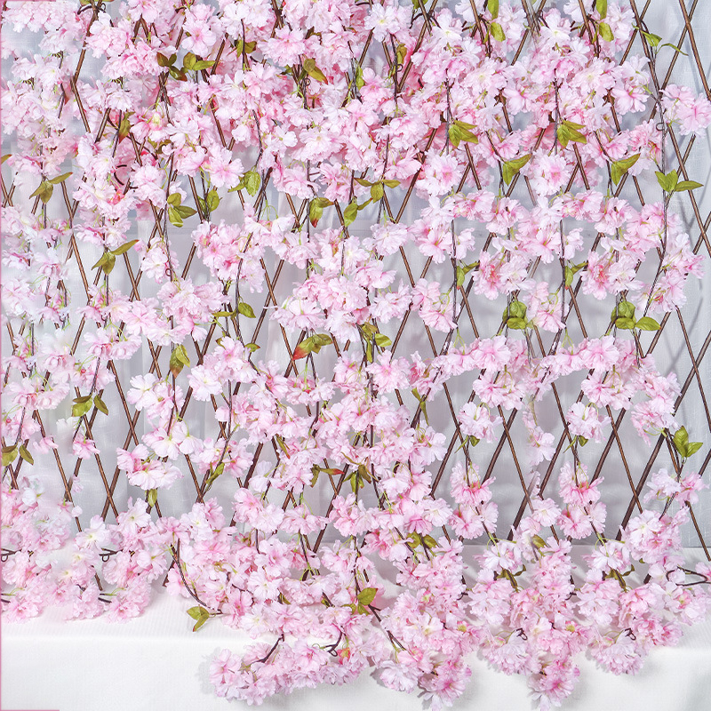 Multi-style Artificial Flower Cherry Blossom Branch Landscaping Wedding DIY Arch Decor