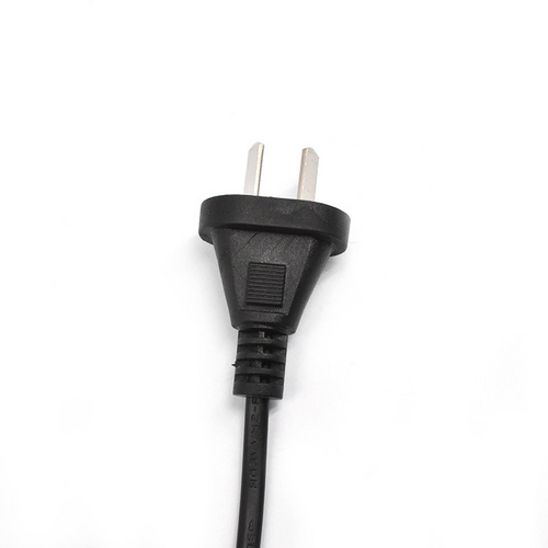 PVC Cable Two Plug Argentina Cable with Splay Tail 1.5m Notebook Adapter Power Cord