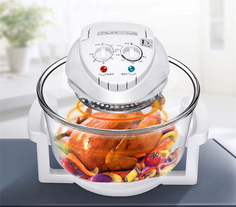 Food Barbecue Machine Household Electric Barbecue Oven Transparent Light Wave Hot Oven