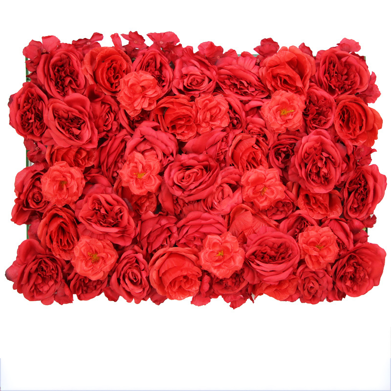 Wedding Backdrop Flower Wall 3D Artificial Flower Panel for Party Holiday