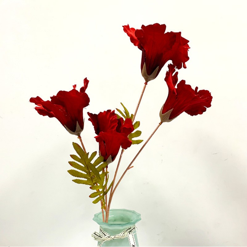 Decorative Flowers  3 or 4 heads Artificial Kapok Flowers Simulation Kapok Flowers