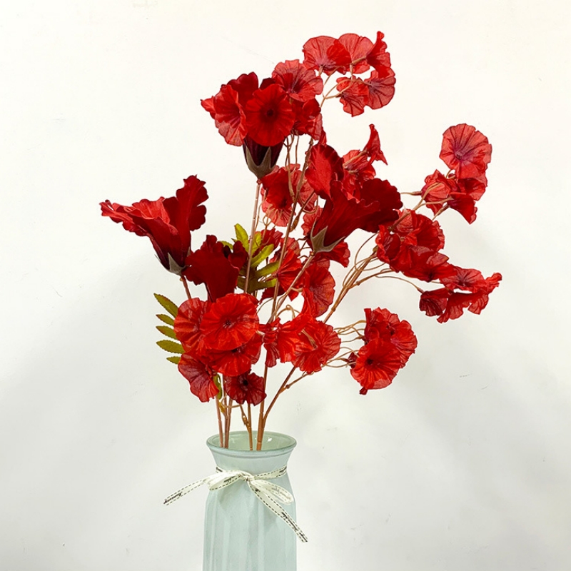Wedding Home Decoration Flowers Simulation Orchids Artificial Lantern Flower