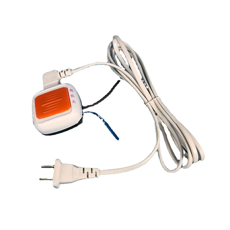 2 Pin US Plug Lamp Cord Electric Heating Belt Switch Power Cord Belt Switch