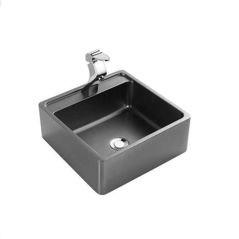 Black Luxury Home Undermount 304 Stainless Steel Kitchen Sink Square & Round Topmount Basin with Nano Coating