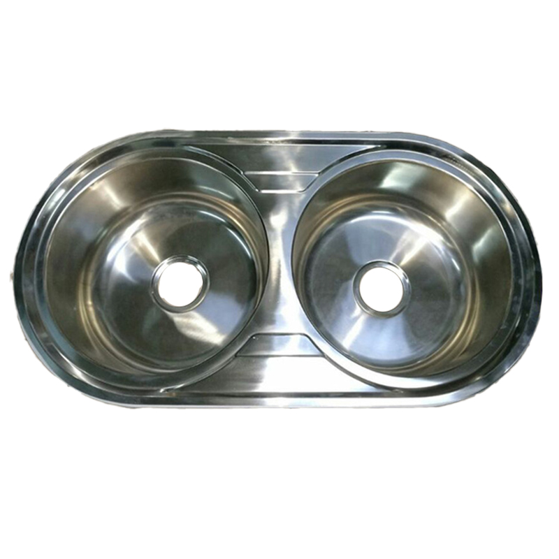 Wholesale 83*43cm Double Bowl Stainless Steel Latest Sink For Kitchen