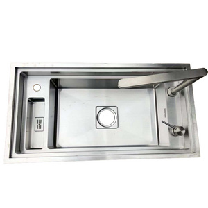 Customized Single Bowl High Quality Big Size Handmade 304 Stainless Steel Kitchen Sink