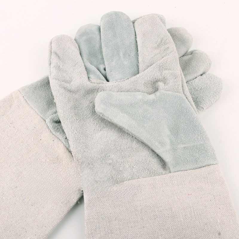 Anti-high Temperature, Anti-scalding And Wear-resistant Double-layer Insulated Long Welding Cowhide Gloves