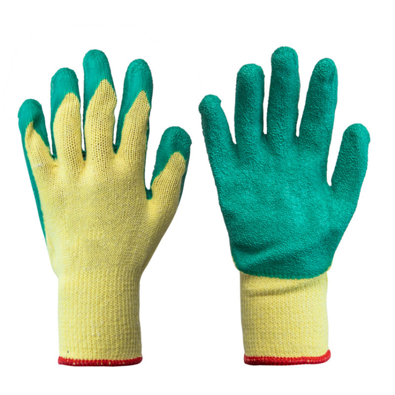 Breathable Rubber Coated Gloves Nitrile Latex Dip Gardening Work Safety Gloves