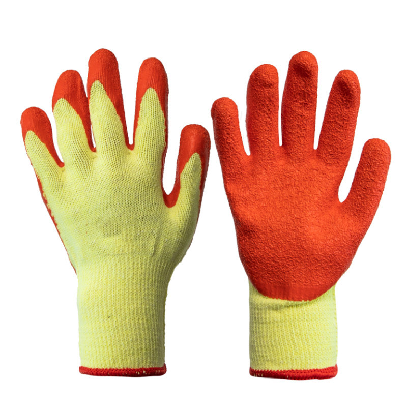 Breathable Rubber Coated Gloves Nitrile Latex Dip Gardening Work Safety Gloves