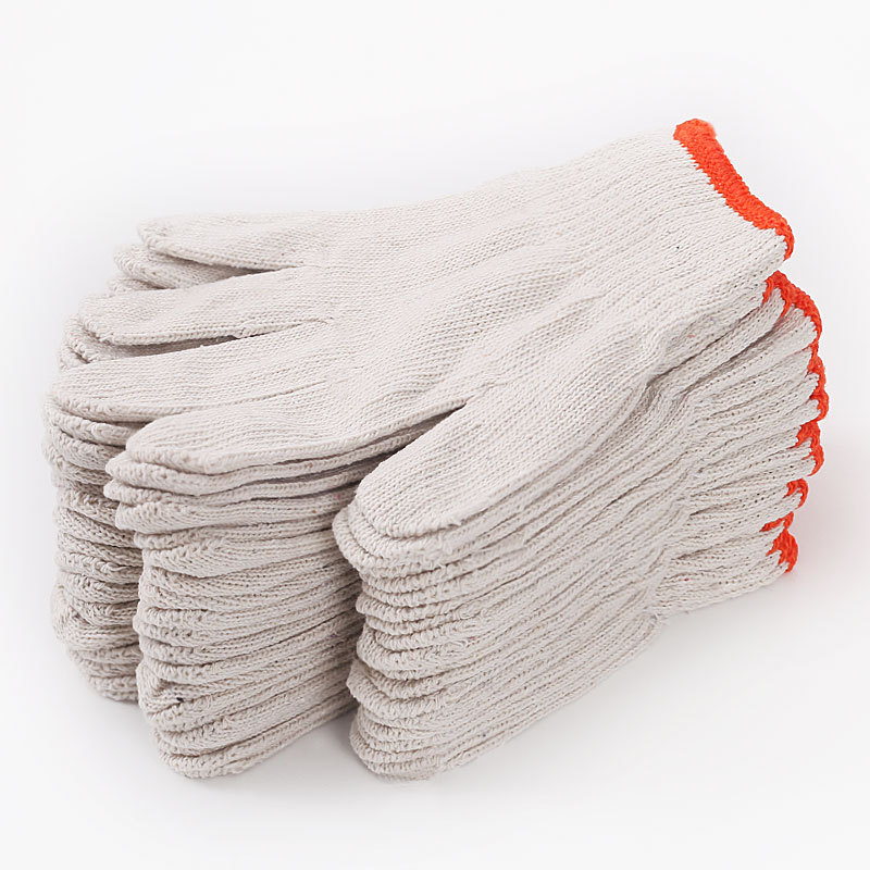 Industrial Knitted Cotton Labor Protection Work Gloves