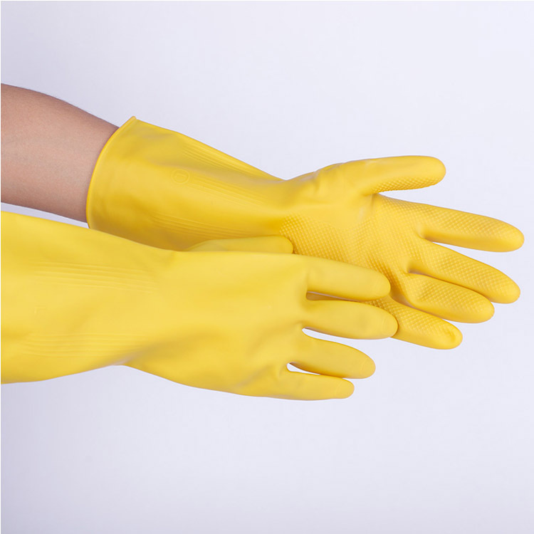 Waterproof  Householding Latex Gloves For Washing Dishes